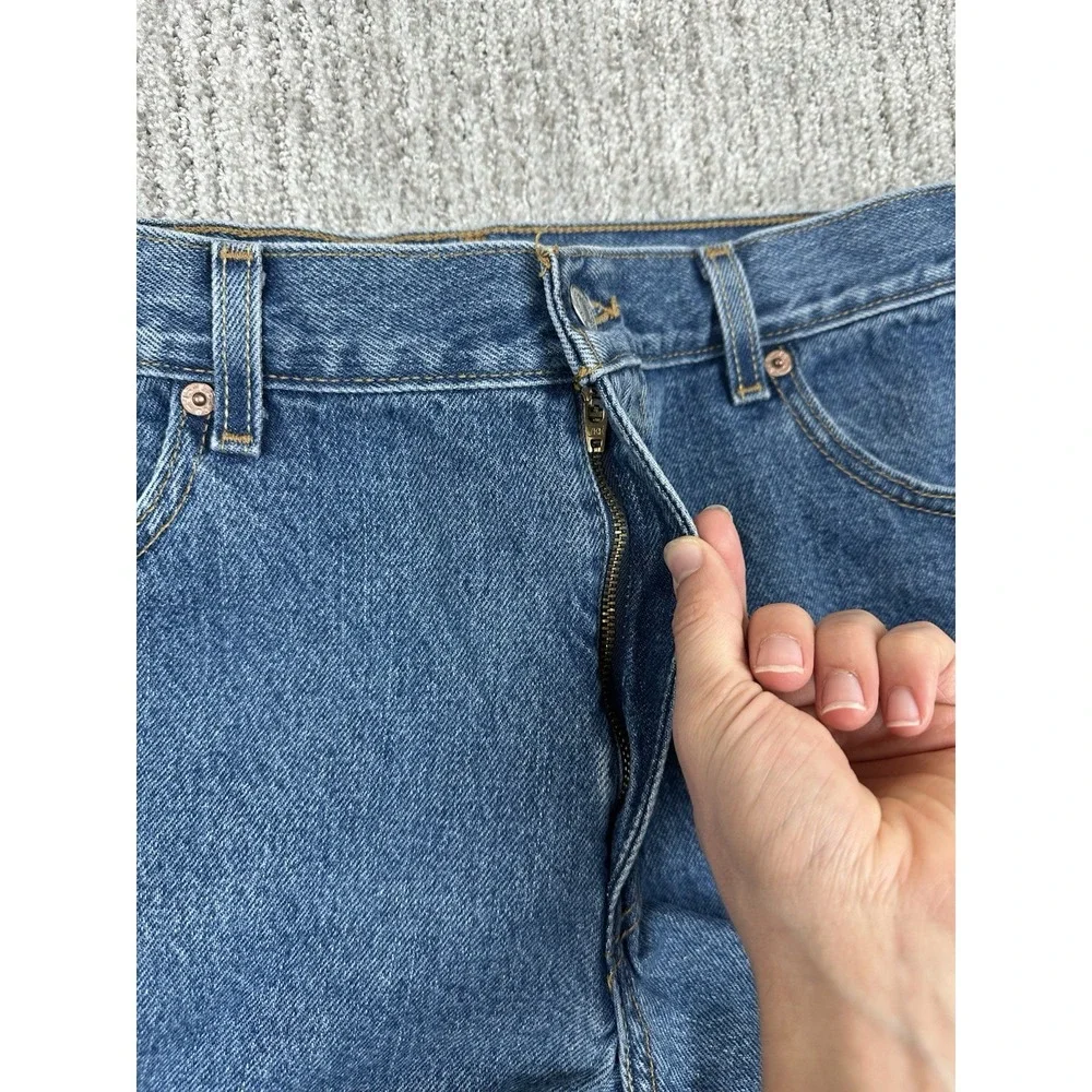 Vintage Levis 550 Jeans Womens 12 L (30x32) Relaxed Fit Tapered Leg Medium Wash